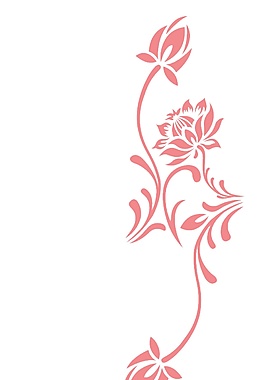 粉色印花節(jié)日元素