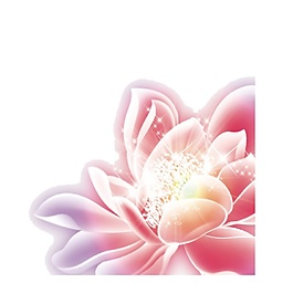 發(fā)光花朵中秋節(jié)日元素