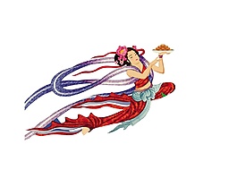 嫦娥奔月中秋節(jié)日元素