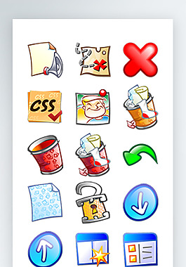 游戏图标彩色写实图标素材icon