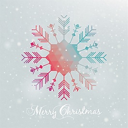 精美雪花圣誕背景合集矢量素材