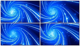 藍(lán)色星空漩渦