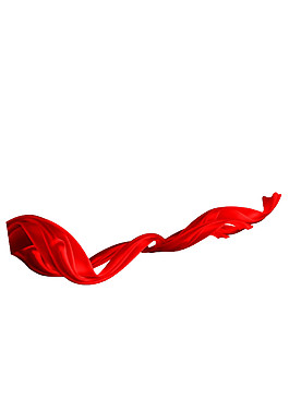 紅色絲帶國慶節(jié)元素素材