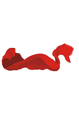 簡約國慶節(jié)絲帶素材圖片