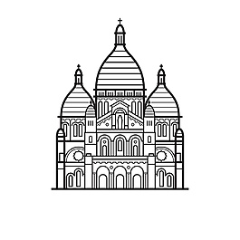 歐式建筑矢量素材