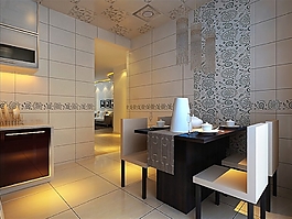 簡約現(xiàn)代風(fēng)格餐廳吊頂效果圖設(shè)計(jì)