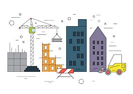 城市建筑矢量素材