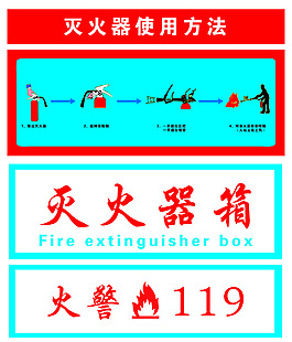 滅火器使用方法