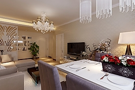 簡約現(xiàn)代風(fēng)格餐廳吊頂效果圖設(shè)計