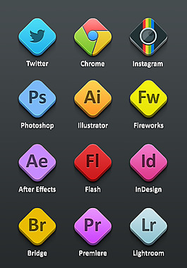 adobe圖標icons設計