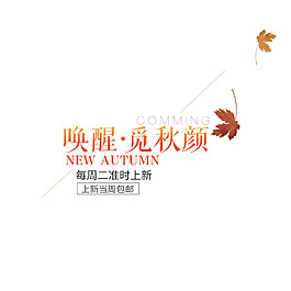 喚醒.覓秋顏字體素材圖片