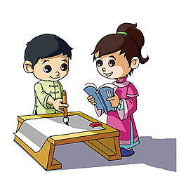 卡通兒童學(xué)習(xí)素材圖片