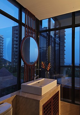 歐式高級(jí)洗手臺(tái)室內(nèi)裝修效果圖