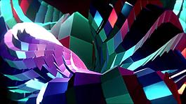 炫酷3D抽象舞臺背景特效