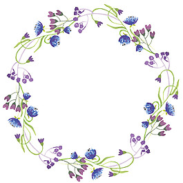鮮花花環(huán)素材圖片
