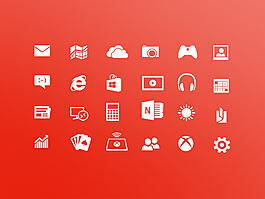 網頁生活設計圖標設計