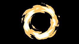 火焰環(huán)形舞動(dòng)二維效果轉(zhuǎn)場(chǎng)過(guò)渡視頻
