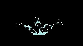 水花散開(kāi)二維效果轉(zhuǎn)場(chǎng)過(guò)渡視頻
