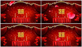婚慶婚禮拜堂拜天地視頻素材