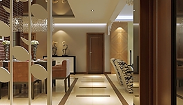 時尚簡約風(fēng)嵌入式燈效果圖