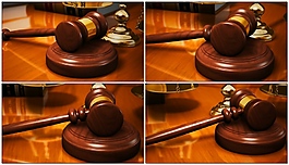 宣判法院視頻素材