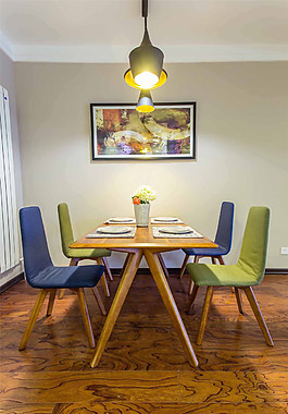 簡約風(fēng)室內(nèi)設(shè)計(jì)餐廳效果圖地板效果圖