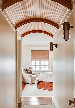 溫馨粉嫩居家風(fēng)格臥室吊頂效果圖設(shè)計