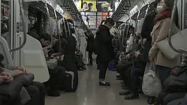 東京地鐵車廂內