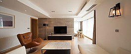 簡(jiǎn)約風(fēng)室內(nèi)設(shè)計(jì)客廳壁燈效果圖