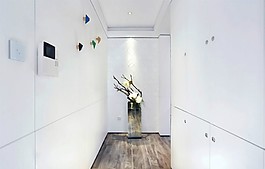 简约风室内设计走廊白色墙面效果图