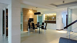 小戶型簡約餐廳地板