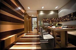 小戶型簡約風(fēng)室內(nèi)設(shè)計客廳背景墻效果圖