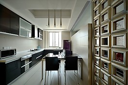 簡約風室內設計餐廳效果圖