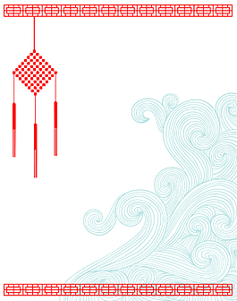 矢量中国风古典节日背景素材
