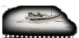 簡約古風(fēng)木船圖案元素