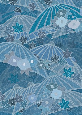 精美花式印花背景图