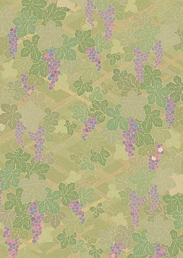 彩色花藤圖案背景