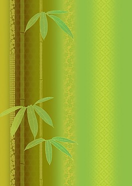綠色竹子圖案背景