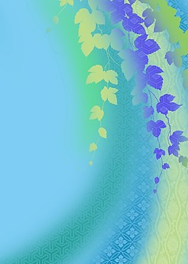 彩色花藤圖案背景圖