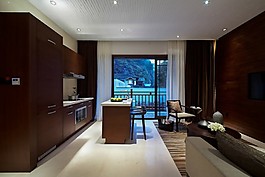 中式簡(jiǎn)約客廳木制家具室內(nèi)裝修效果圖
