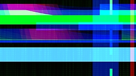 色帶轉換信號故障特效視頻素材