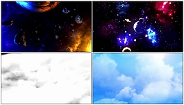 太空星球地球視頻素材
