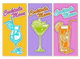 飲料矢量banner背景素材