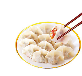 美味食物餃子元素