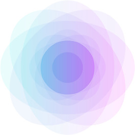 手繪漸變幾何元素