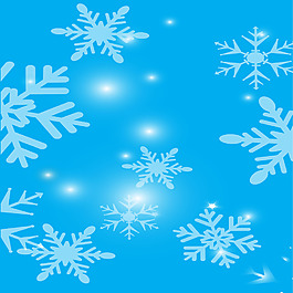 雪花矢量素材
