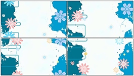 清新視覺(jué)花朵視頻素材