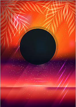 夢幻海報背景素材