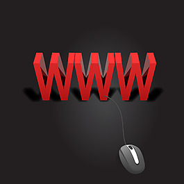 上網(wǎng)鼠標(biāo)矢量素材
