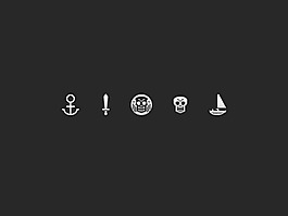 海盜icons圖標設計